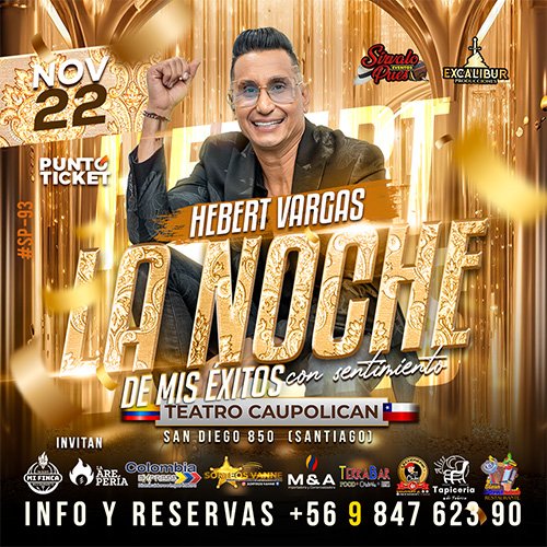 Hebert Vargas Latin Boletos