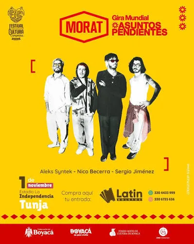 Morat en Tunja - Gira Mundial Asuntos Pendientes, Estadio La Independencia, 1 de noviembre